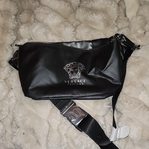 Versace Black Belt Bag - Picture 1 of 4